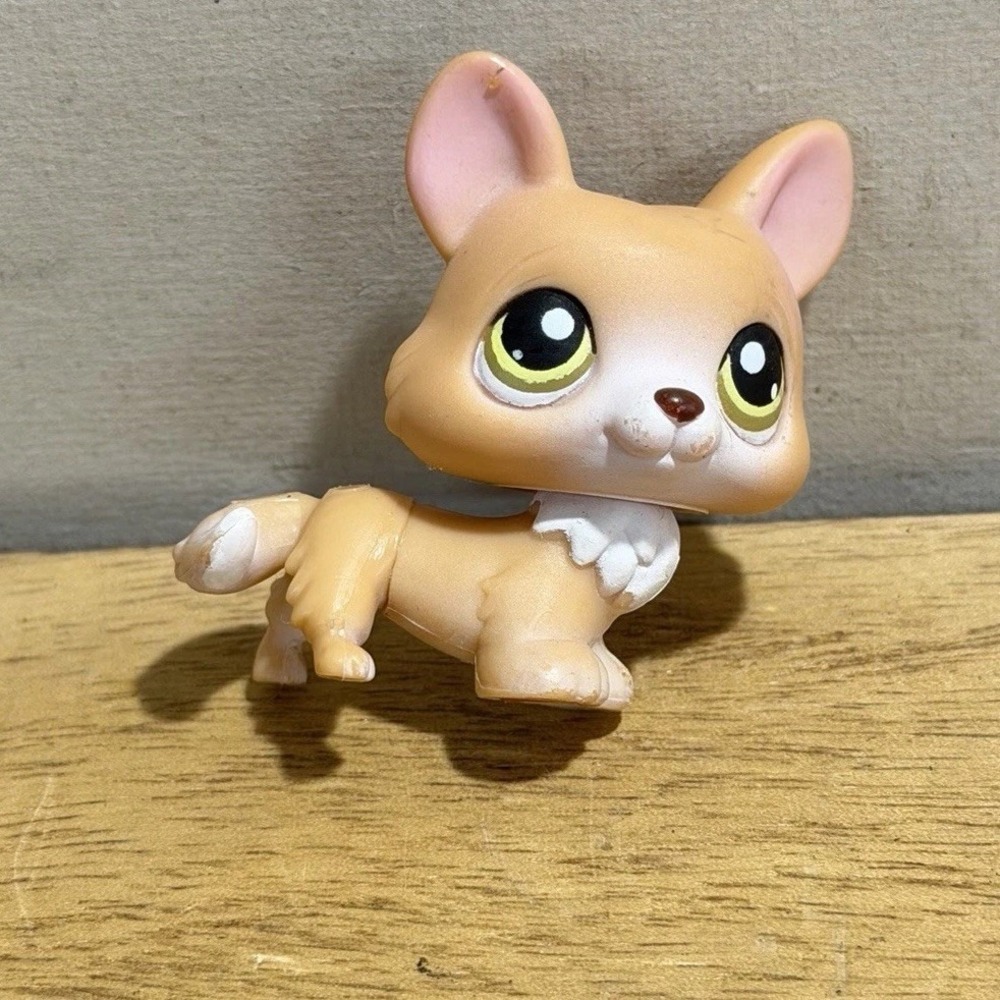 Littlest Pet Shop LPS #183 Corgi Dog Hasbro Authentic 2006 Hasbro